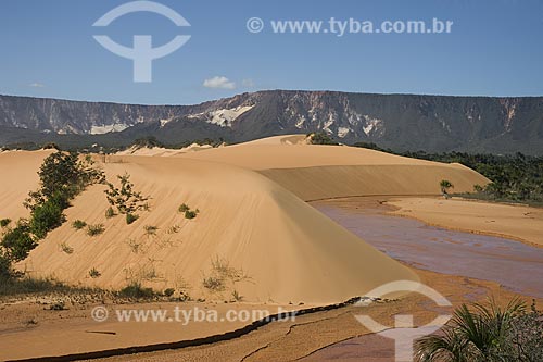  Assunto: Dunas do Jalapão, com suas areias douradas, no Parque Estadual do Jalapão / Local: Tocantins (TO) - Brasil / Data: Junho de 2006 