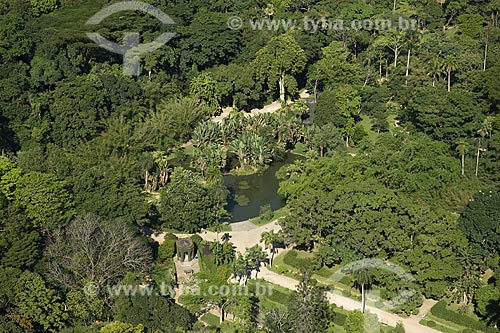  Assunto: Vista aérea do Jardim Botânico do Rio de Janeiro (Instituto de Pesquisas Jardim Botânico do Rio de Janeiro) / Local: Rio de Janeiro - RJ - Brasil / Data: Dezembro de 2006 