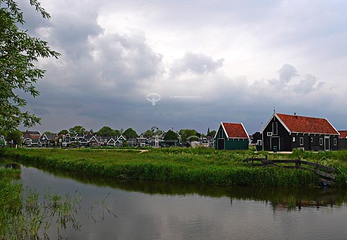  Casas típicas de Zaanse Schans, próximo à Amsterdam - Amsterdam - Holanda / 2009 