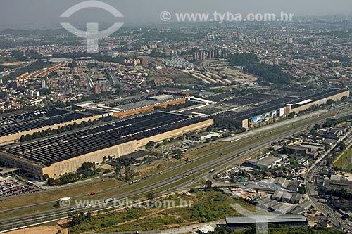  Asunto: Vista aérea de fábrica da Volkwagem / 
Local: São Bernardo do Campo - SP - Brasil / 
Data: 05/2008 
