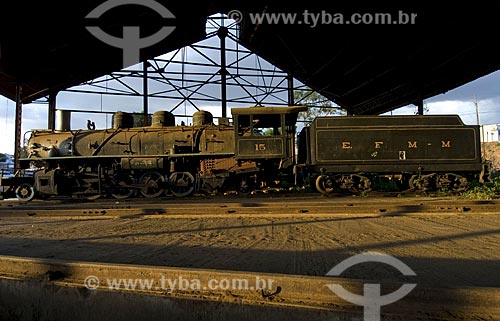  Asunto: Armazém de locomotivas da ferrovia Madeira-Mamoré / 
Local: Porto Velho - Rondonia - Brasil / 
Data: 06/2008 