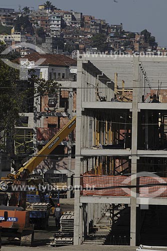  Assunto: Construção de prédio residencial do PAC - Manguinhos
Local: Manguinhos - Rio de Janeiro (RJ) - Brasil
Data: 07/07/2009 