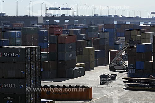  Assunto: Porto do Rio de Janeiro - Terminal de Container / Local: Rio de Janeiro - RJ / Data: Julho de 2009 