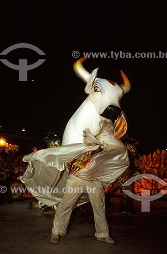  Assunto: Festival Folclórico de Parintins - Boi Garantido / Local: Parintins - Amazonas (AM) - Brasil / Data: Julho de 2005 