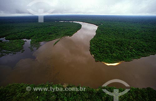  Assunto: Encontro dos rios Iruá (ou Viruá) e Anauá no Parque Nacional do Viruá / Local: Roraima (RR) - Brasil / Data: Março de 2009 