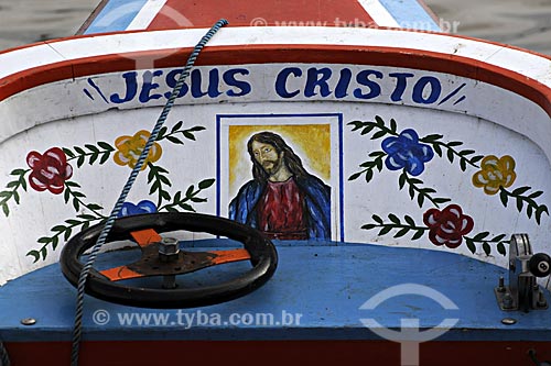  Assunto: Barcos usados para transporte de passageiros e comércio da Feira de Abaetetuba as margens do Rio Maratauira / Local: Abaetetuba - Pará - Brasil / Data: 04-04-2009 