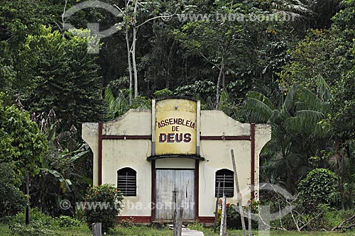  Assunto: Igreja da Assembléia de Deus na Baía do Guajará / Local: próximo a Belém - Pará - Brasil / Data: 05-05-2009 