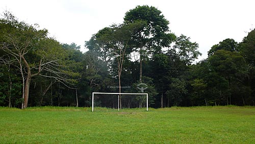  Assunto: Trave em campo de futebol na Amazonia/ Local: Barcarena - Para - Brasil / Data: 04-04-2009 