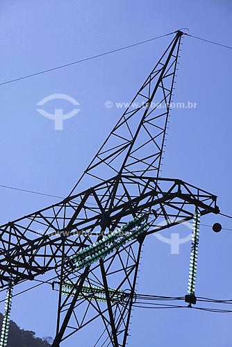  Assunto: Rede de energia elétrica da usina nuclear de Angra / Local: Angra dos Reis - Rio de Janeiro - Brasil / Data: Maio de 2009 