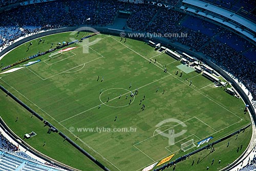  Assunto: Vista aérea do Maracanã em dia de jogo - Vasco x Bahia / Local: Maracanã - Rio de Janeiro - RJ - Brasil / Data: Outubro de 2009 