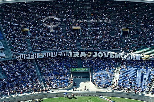  Assunto: Vista aérea do Maracanã durante Jogo - Vasco x Bahia / Local: Maracanã - Rio de Janeiro - RJ - Brasil / Data: Outubro de 2009 