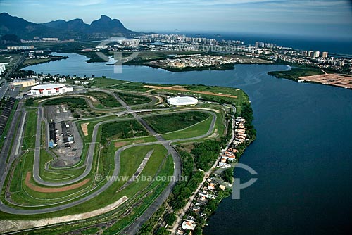  Assunto: Vista aérea do Autódromo Internacional Nelson Piquet, conhecido como Autódromo de Jacarepaguá / Local: Rio de Janeiro - RJ - Brasil / Data: Outubro de 2009 