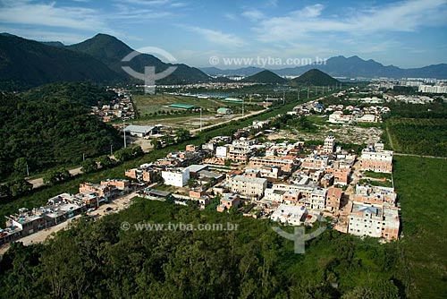  Assunto: Vista aérea de favela do Recreio dos Bandeirantes / Local: Rio de Janeiro - RJ - Brasil / Data: Outubro de 2009 