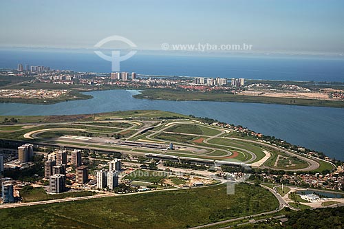  Assunto: Vista aérea do Autódromo Internacional Nelson Piquet, mais conhecido como Autódromo de Jacarepaguá / Local: Jacarepaguá - Rio de Janeiro - RJ - Brasil / Data: Março de 2005 
