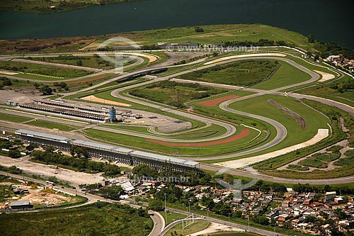  Assunto: Vista aérea do Autódromo Internacional Nelson Piquet, mais conhecido como Autódromo de Jacarepaguá / Local: Jacarepaguá - Rio de Janeiro - RJ - Brasil / Data: Março de 2005 