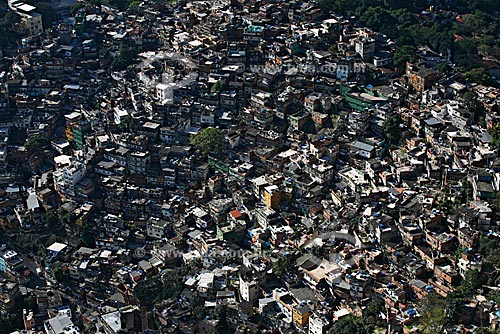  Favela da Rocinha vista do Morro Dois Irmãos  - Rio de Janeiro - Rio de Janeiro - Brasil