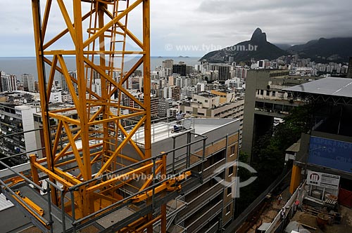  Assunto: Prédio Compositor Donga e Maestro Pixinguinha, (Empreiteira OAS), construção de unidades habitacionais do Morro Pavão Pavãozinho - PAC (Programa de Aceleração do Crescimento) /  Local: Ipanema - Rio de Janeiro / Data: outubro 2009 