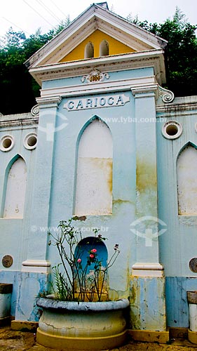  Assunto: Chafariz da Carioca, primeiro sistema de abastecimento de água de Barra do Piraí, inaugurado em 1884, século 19 / Local: Barra do Piraí - Vale do Paraíba - Rio de Janeiro - RJ / Data: 11-2009 