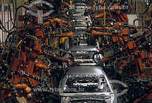  Assunto: Indústria automobilística - Fábrica de automóveis  / Local:  Coréia do Sul / Data:   