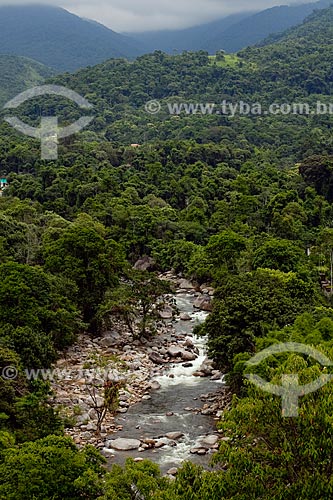 Assunto: Mata verde e pedras no Rio Perequê-Açu   / Local:  Paraty - Costa Verde - Mata Atlântica - Rio de Janeiro  / Data: Janeiro 2010 