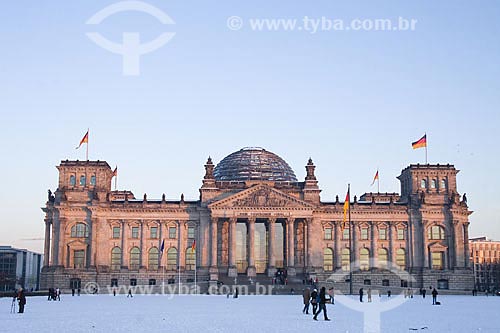  Assunto: Reichstag, sede do Parlamento Federal Alemão (Bundenstag)  / Local:  Berlim - Alemanha  / Data: 11/01/2009 