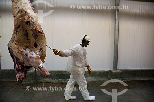 Assunto: Frigorífico com carnes para exportação  / Local:  Mato Grosso (MT) - Brasil  / Data: Abril de 2009 