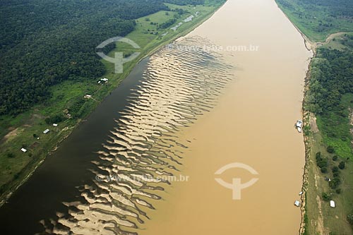  Assunto: Vista aérea da boca do rio Madeira  / Local:  Amazonas (AM) - Brasil  / Data: 11/2007 