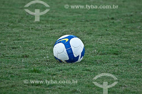  Assunto: Bola de futebol no gramado do Engenhão (Estádio Olímpico João Havelange) / Local: Engenho de Dentro - Rio de Janeiro - RJ - Brasil / Data: 22/11/2009 
