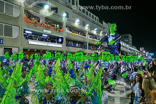  Assunto: Desfile do Grupo Especial das Escolas de Samba do Rio de Janeiro no Carnaval 2010 - Vila Isabel  / Local:  Rio de Janeiro - RJ - Brasil  / Data: 15/02/2010 