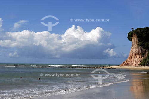  Assunto: Falésias da Praia do Curral, atualmente conhecida como Baía dos Golfinhos  / Local:  Tibau do Sul - Rio Grande do Norte (RN) - Brasil  / Data: 06/2009 