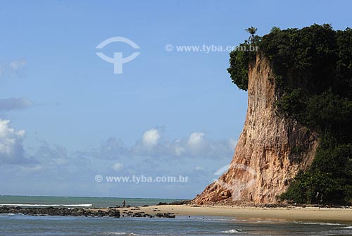  Assunto: Falésias da Praia do Curral, atualmente conhecida como Baía dos Golfinhos  / Local:  Tibau do Sul - Rio Grande do Norte (RN) - Brasil  / Data: 06/2009 
