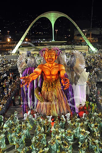  Assunto: Desfile da Escola de Samba Mocidade Independente de Padre Miguel  / Local:  Rio de Janeiro - RJ - Brasil  / Data: 02/2010 