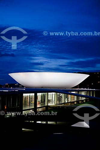  Assunto: Vista noturna do Congresso Nacional  / Local:  Brasília - Distrito Federal - Brasil  / Data: 01/2010 