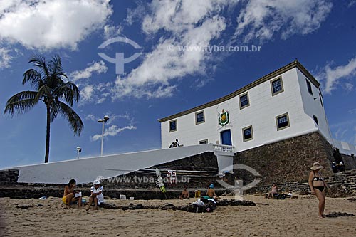  Assunto: Forte de Santa Maria, localizado na praia do Porto da Barra / Local:  Salvador - Bahia (BA) - Brasil / Data: 11/12/2009 