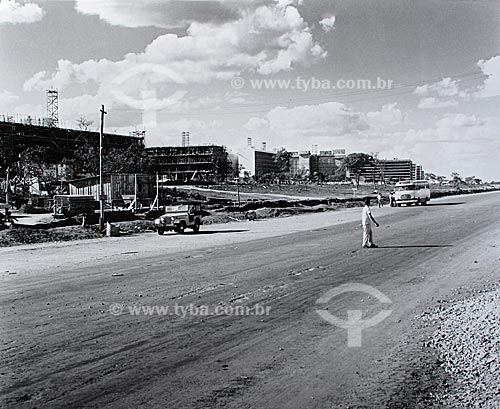  Assunto: Construção de Brasília  / Local:  Brasília - Distrito Federal - Brasil  / Data: 1959 
