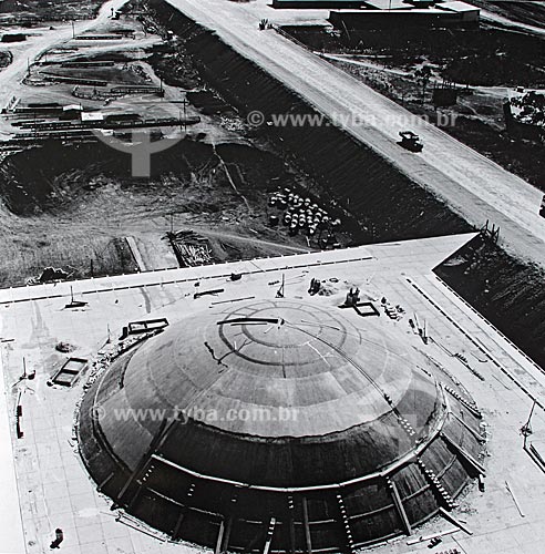  Assunto: Construção de Brasília - Congresso Nacional  / Local:  Brasília - Distrito Federal - Brasil  / Data: 1959                          