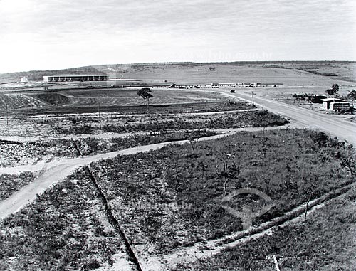  Assunto: Construção de Brasília - Palácio da Alvorada  / Local:  Brasília - Distrito Federal - Brasil  / Data: 1959                          