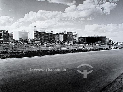  Assunto: Construção de Brasília  / Local:  Brasília - Distrito Federal - Brasil  / Data: 1959                          