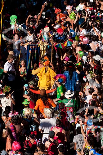  Assunto: Bloco de carnaval de rua Cordão do Boitatá  / Local:  Centro do Rio de Janeiro - RJ - Brasil  / Data: 14/ 02/2010 