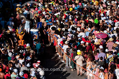  Assunto: Bloco de carnaval de rua Cordão do Boitatá  / Local:  Centro do Rio de Janeiro - RJ - Brasil  / Data: 14/ 02/2010 