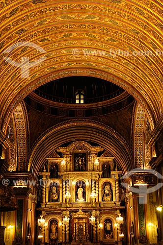  Altar da Iglesia de la Compañía de Jesús (Igreja da Companhía de Jesus) no Bairro Jesuíta de Córdoba, atualmente declarado um Patrimônio da Humanidade pela Unesco   - Argentina