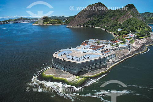  Assunto: Vista aérea da Fortaleza de Santa Cruz  / Local:  Niterói - RJ - Brasil  / Data: 19/11/2009 