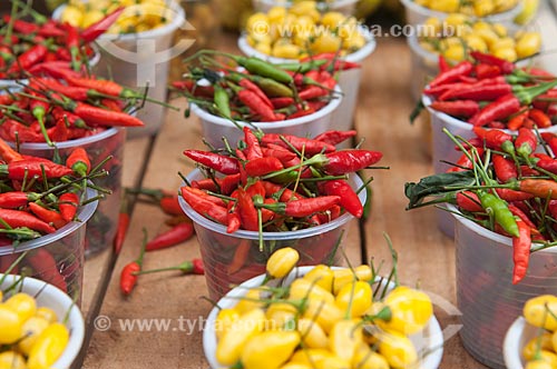  Assunto: Pimenta à venda no Mercado Ver-o-Peso / Local: Belém - Pará (PA) - Brasil / Data: 01/11/2009 