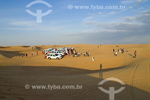  Assunto: Passeio no deserto durante o entardecer  / Local:  Dubai - Emirados Árabes  / Data: Janeiro 2009 