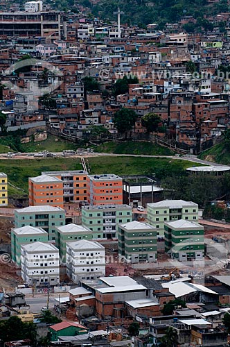  Assunto: Conjunto Habitacional Poesi do Programa de Aceleração do Crescimento - PAC - Complexo do Alemão  / Local:  Rio de Janeiro - RJ - Brasil  / Data: 20/05/2010 
