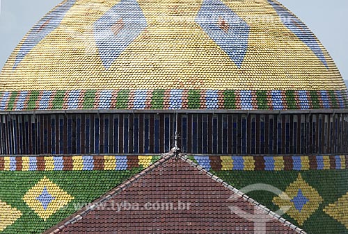  Assunto: Detalhe da cúpula do Teatro Amazonas  / Local: Manaus - AM - Brasil  / Data: 25/10/2007 