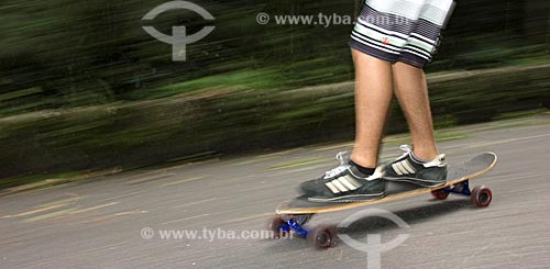  Assunto: Downhill de skate na estrada das Paineiras / Local: Rio de Janeiro - RJ - Brasil / Data: 03/2010 