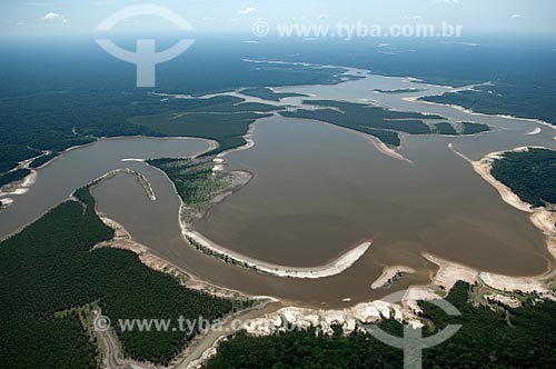 Assunto: Vista aérea do Rio Igapó-açu  / Local:  Amazonas (AM) - Brasil  / Data: 03/11/2007 