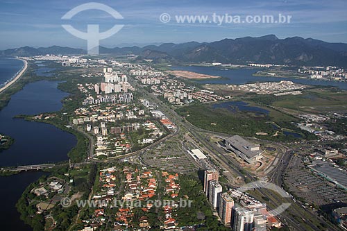  Assunto: Vista aérea da praia da Barra da Tijuca com Recreio ao fundo / Local: Rio de Janeiro - RJ - Brasil / Data: 11/2009 