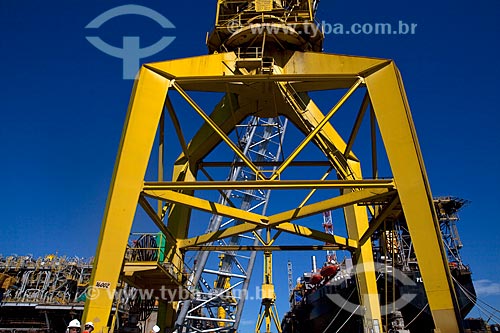  Assunto: Estaleiro Brasfels de construção naval  / Local:  Angra dos Reis - RJ - Brasil  / Data: 06/2010 